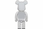 Bearbrick x Sorayama Sexy Robot 1000%Silver Toy main 2