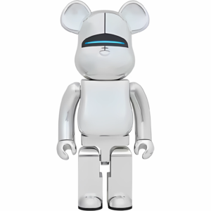 Bearbrick x Sorayama Sexy Robot 1000%Silver Toy main