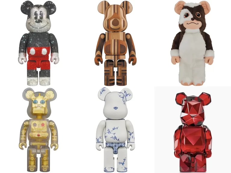 BE@RBRICK Artisan display of different materials