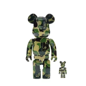 Bearbrick A Bathing Ape ABC Camo 400% Green Toy