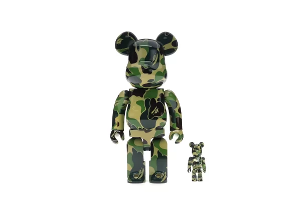 Bearbrick A Bathing Ape ABC Camo 400% Green Toy