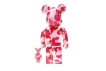 Bearbrick A Bathing Ape ABC Camo 400% Pink Toy Back