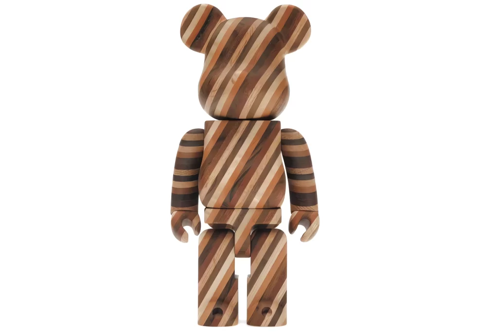 Bearbrick Karimoku Aslope 60 Degree 400% Wood Toy