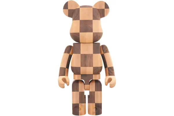 Bearbrick Karimoku Chess 400% Wood Toy