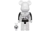 Bearbrick My First Baby 400% Black & White (Chrome Ver) Toy