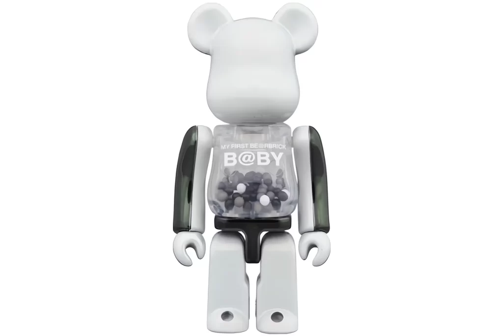 Bearbrick My First Baby 400% Black & White (Chrome Ver) Toy