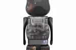 Bearbrick My First Bearbrick Baby Space Version 1000%Black Toy main