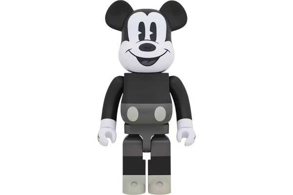 Bearbrick x Disney Mickey Mouse B&W Version 1000% Toy