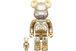 Bearbrick x Hajime Sorayama x Marvel Iron Man Reverse 400% Toy