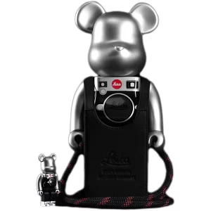 Bearbrick x Leica w Camera Strap and Bag & 400% Toy