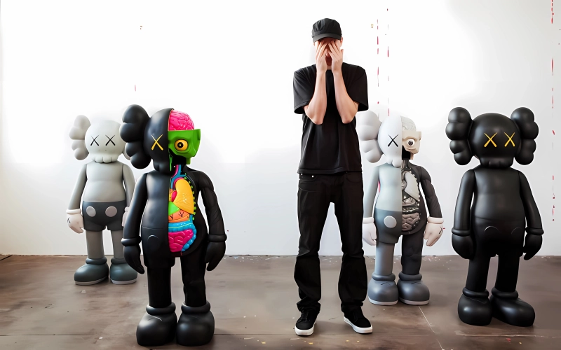 Brian Donnelly and kaws