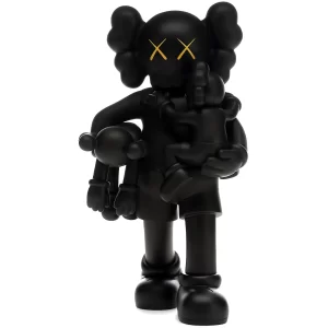 KAWS Clean Slate Vinyl Figure Black Toy