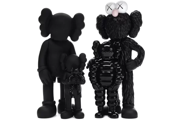 KAWS Family Vinyl Figures Black Toy