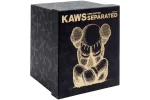 KAWS Separated Vinyl Figure Black Toy Box