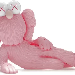 KAWS TIME OFF Vinyl Figure Pink Toy