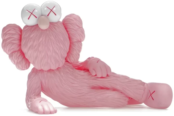 KAWS TIME OFF Vinyl Figure Pink Toy
