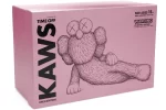 KAWS TIME OFF Vinyl Figure Pink Toy Box