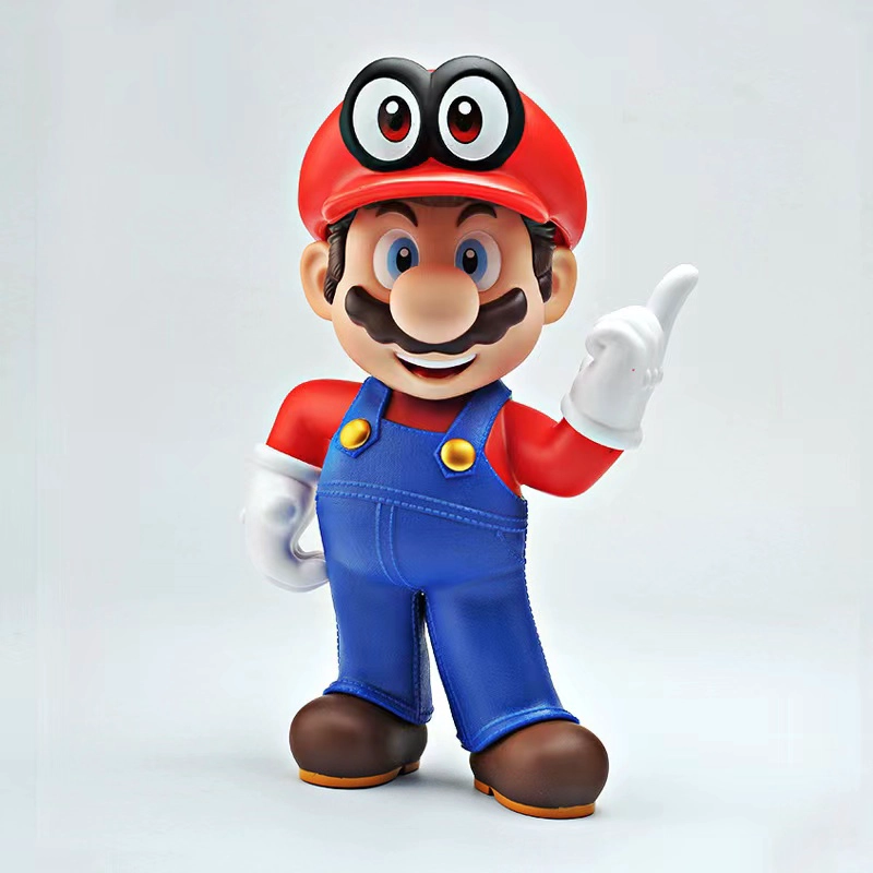 Super Mario Brothers Anime Large Model With M Hat Toy 5