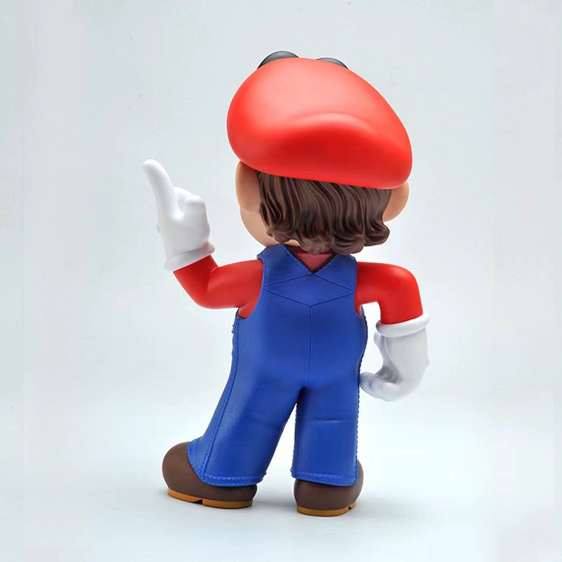 Super Mario Brothers Anime Large Model With M Hat Toy 7