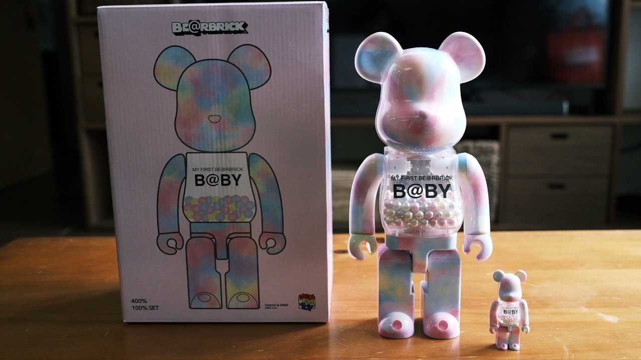 MY FIRST R@BRICK B@BY 100％400％ PINK GOLD Bearbrick My First Baby