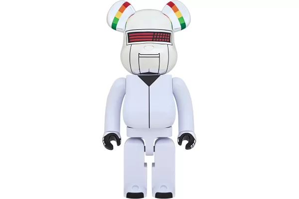 Bearbrick Daft Punk (Discovery Ver.) 1000% White Toy
