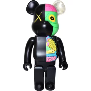 Bearbrick Kaws Dissected 1000% Black Toy