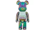 Bearbrick My First Baby Clear Ver. 1000% Black Chrome Toy