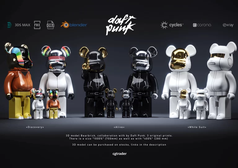 Bearbrick x Daft Punk Bridging Art, Music, and Collectibles
