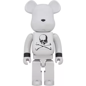 Bearbrick x Mastermind Japan 1000% White Chrome Toy