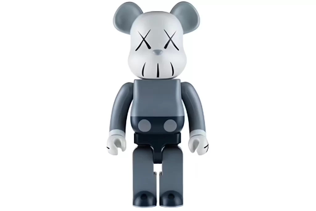 KAWS Companion Bearbrick 1000% GreyBlue Toy