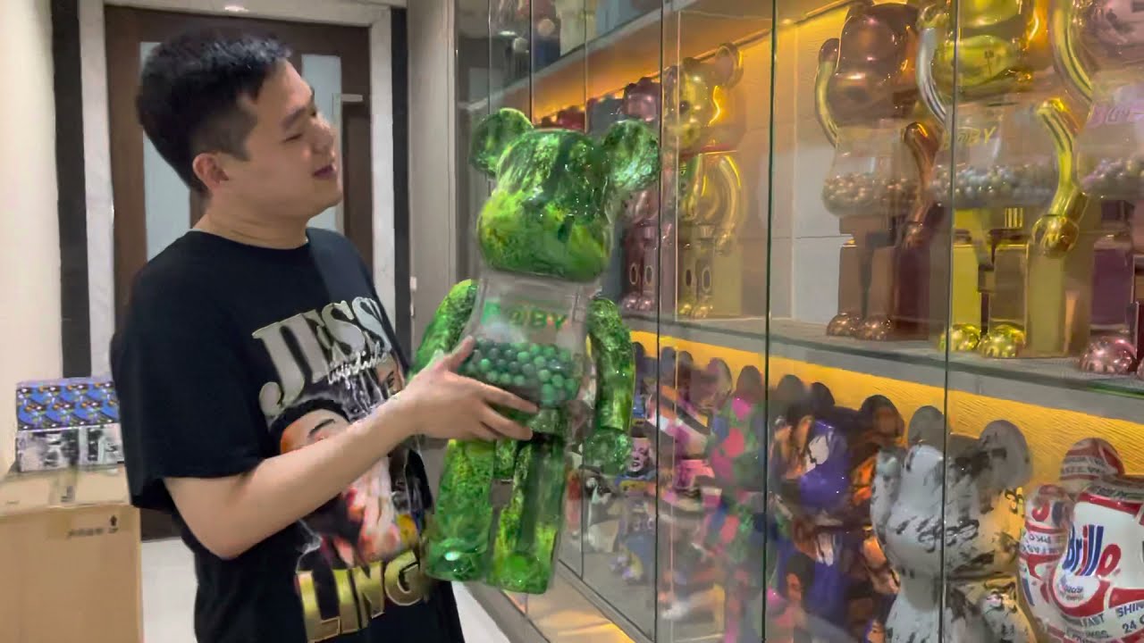 Bearbrick My First Baby 1000% Forest Green Toy